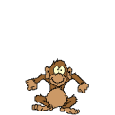 Прыгающая обезьяна - animation